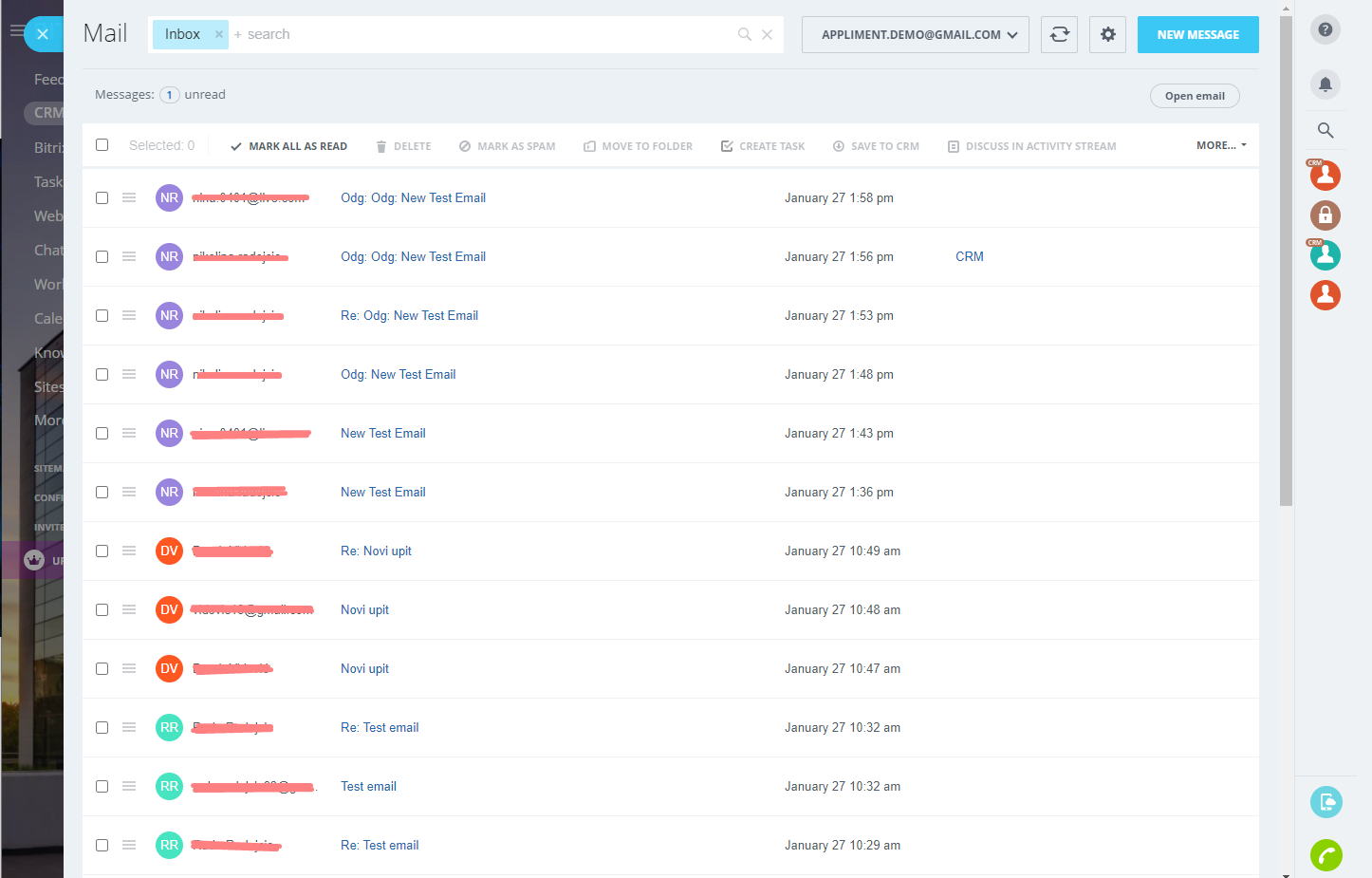 Bitrix24 CRM | All emails in one place | Appliment